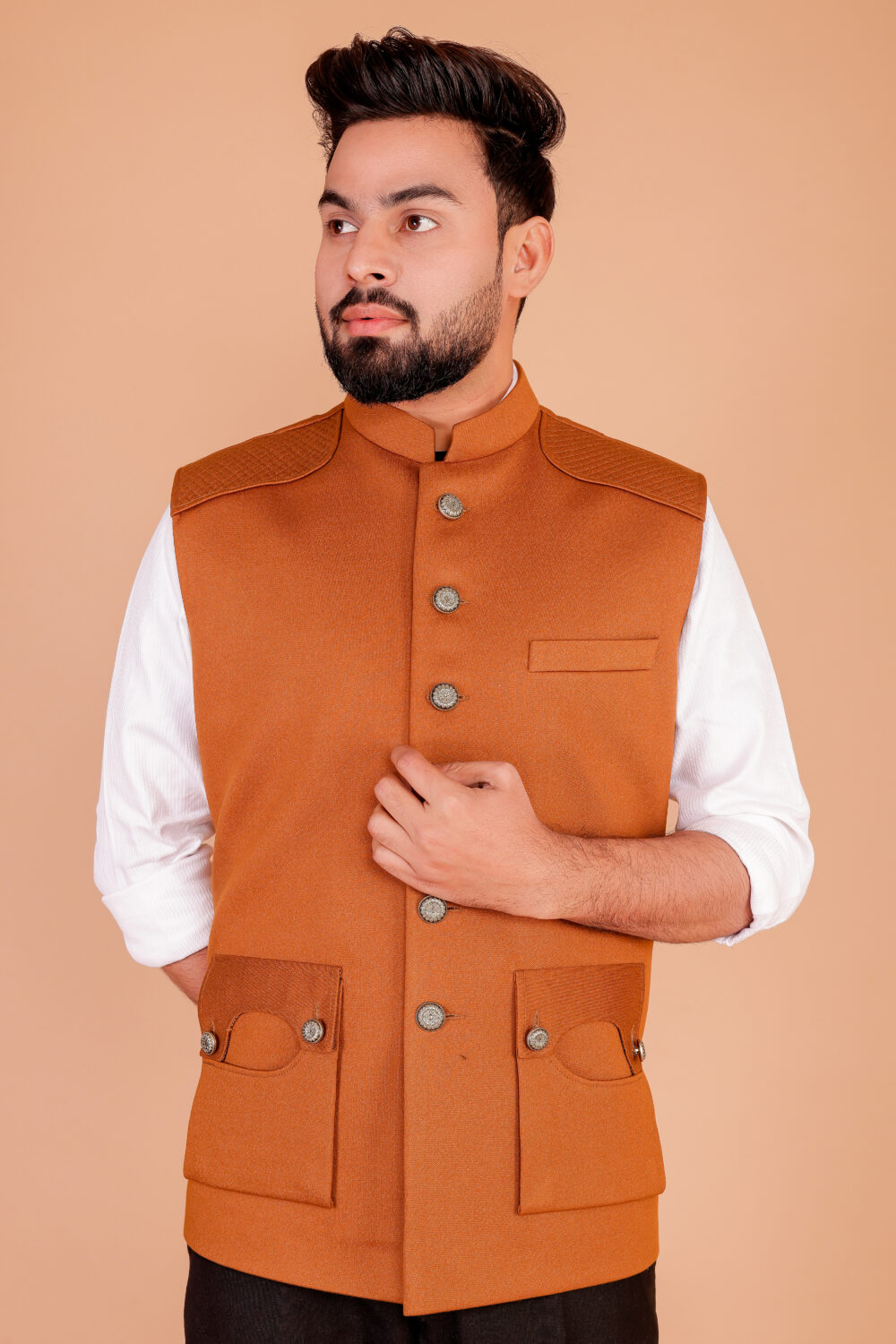 Jodhpuri Bandhgala Jacket with Classic Formal Look