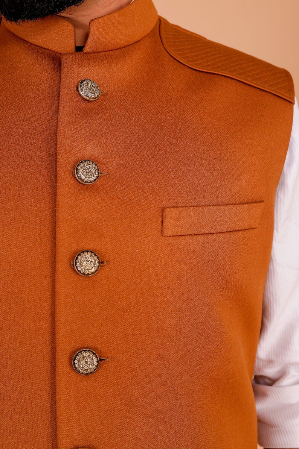 Jodhpuri Bandhgala Jacket with Classic Formal Look - Image 2